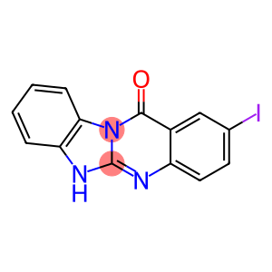 Benzimidazo[2,1-b]quinazolin-12(6H)-one, 2-iodo-
