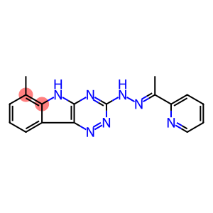 Ethanone, 1-(2-pyridinyl)-, 2-(6-methyl-5H-1,2,4-triazino[5,6-b]indol-3-yl)hydrazone