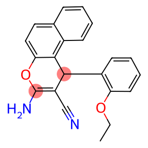 3-amino-1-(2-ethoxyphenyl)-1H-benzo[f]chromene-2-carbonitrile