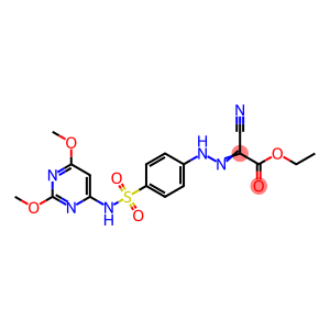 ethyl cyano[(4-{[(2,6-dimethoxy-4-pyrimidinyl)amino]sulfonyl}phenyl)hydrazono]acetate