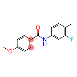 N-(3-fluoro-4-methylphenyl)-4-methoxybenzamide