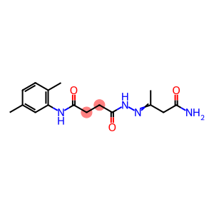 4-[2-(3-amino-1-methyl-3-oxopropylidene)hydrazino]-N-(2,5-dimethylphenyl)-4-oxobutanamide