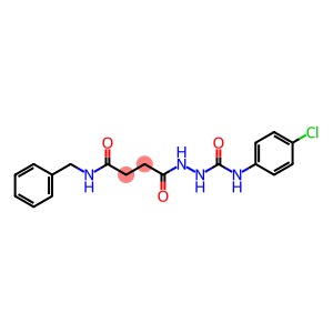 2-[4-(benzylamino)-4-oxobutanoyl]-N-(4-chlorophenyl)hydrazinecarboxamide
