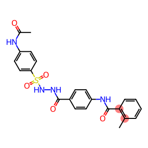 N-{4-[(2-{[4-(acetylamino)phenyl]sulfonyl}hydrazino)carbonyl]phenyl}-2-methylbenzamide