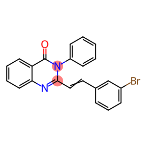 2-[2-(3-bromophenyl)vinyl]-3-phenyl-4(3H)-quinazolinone