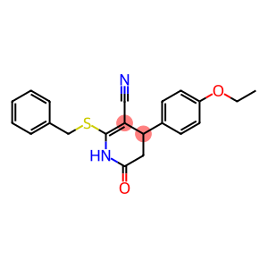 2-(benzylthio)-4-(4-ethoxyphenyl)-6-oxo-1,4,5,6-tetrahydropyridine-3-carbonitrile