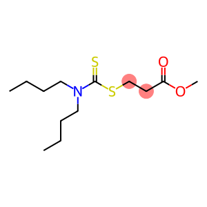 Methyl 3-[dibutylamino(thiocarbonyl)thio]propionate