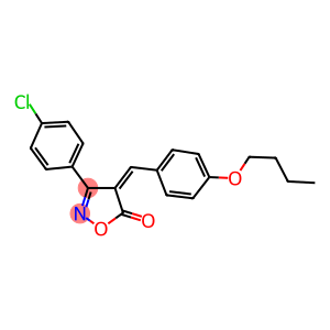 4-(4-butoxybenzylidene)-3-(4-chlorophenyl)-5(4H)-isoxazolone