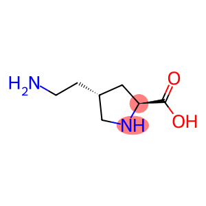 (2S,4R)-4-(2-Aminoethyl)pyrrolidine-2-carboxylic acid