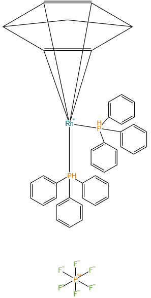 bicycloheptadiene(bis(triphenylphosphine))rhodium(I) PF6
