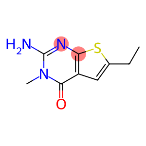 Thieno[2,3-d]pyrimidin-4(3H)-one, 2-amino-6-ethyl-3-methyl- (9CI)