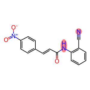 N-(2-cyanophenyl)-3-{4-nitrophenyl}acrylamide