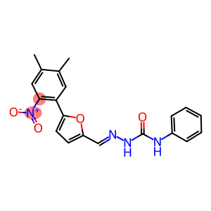 5-{2-nitro-4,5-dimethylphenyl}-2-furaldehyde N-phenylsemicarbazone