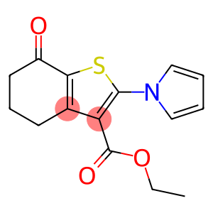 ethyl 7-oxo-2-(1H-pyrrol-1-yl)-4,5,6,7-tetrahydro-1-benzothiophene-3-carboxylate