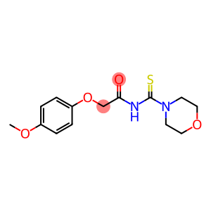 2-(4-methoxyphenoxy)-N-(4-morpholinylcarbonothioyl)acetamide