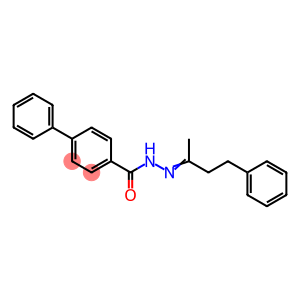 N'-(1-methyl-3-phenylpropylidene)-4-biphenylcarbohydrazide