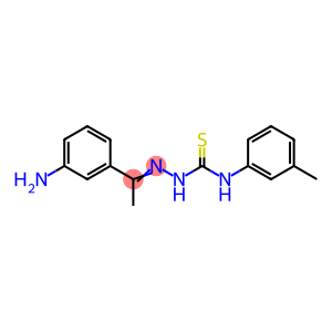 1-(3-aminophenyl)ethanone n-(3-methylphenyl)thiosemicarbazone