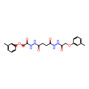 Butanedioic acid, 1,4-bis[2-[2-(3-methylphenoxy)acetyl]hydrazide]