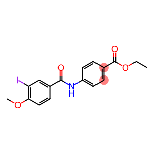 ethyl 4-[(3-iodo-4-methoxybenzoyl)amino]benzoate