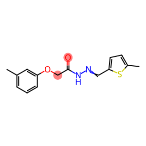 2-(3-methylphenoxy)-N'-[(5-methyl-2-thienyl)methylene]acetohydrazide