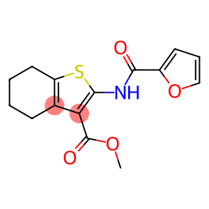 Benzo[b]thiophene-3-carboxylic acid, 2-[(2-furanylcarbonyl)amino]-4,5,6,7-tetrahydro-, methyl ester