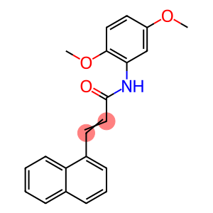 N-(2,5-dimethoxyphenyl)-3-(1-naphthyl)acrylamide