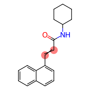 N-cyclohexyl-3-(1-naphthyl)acrylamide