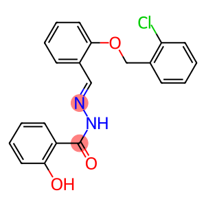 N'-{2-[(2-chlorobenzyl)oxy]benzylidene}-2-hydroxybenzohydrazide