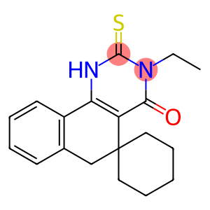 3-ethyl-2-thioxo-2,3-dihydro-1H-spiro[benzo[h]quinazoline-5,1'-cyclohexan]-4(6H)-one