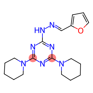 2-furaldehyde [4,6-di(1-piperidinyl)-1,3,5-triazin-2-yl]hydrazone