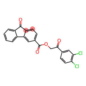 2-(3,4-dichlorophenyl)-2-oxoethyl 9-oxo-9H-fluorene-3-carboxylate