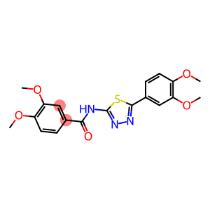 N-[5-(3,4-dimethoxyphenyl)-1,3,4-thiadiazol-2-yl]-3,4-dimethoxybenzamide