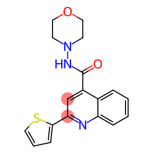 N-(4-morpholinyl)-2-(2-thienyl)-4-quinolinecarboxamide