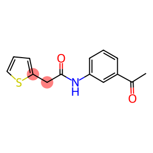 N-(3-acetylphenyl)-2-(2-thienyl)acetamide