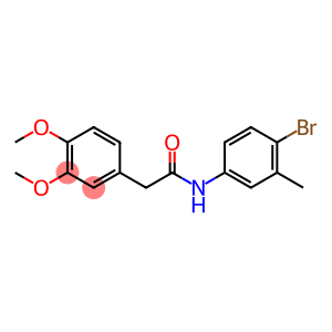 N-(4-bromo-3-methylphenyl)-2-(3,4-dimethoxyphenyl)acetamide