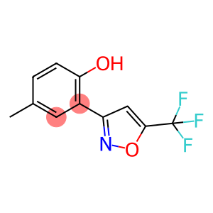 4-METHYL-2-[5-(TRIFLUOROMETHYL)ISOXAZOL-3-YL]PHENOL