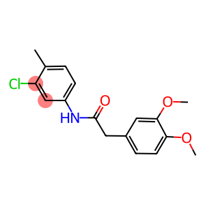 N-(3-chloro-4-methylphenyl)-2-(3,4-dimethoxyphenyl)acetamide