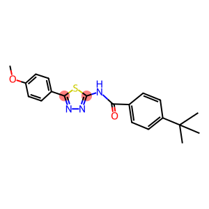 4-tert-butyl-N-[5-(4-methoxyphenyl)-1,3,4-thiadiazol-2-yl]benzamide