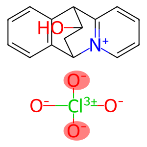 6,11-Ethanobenzo[b]quinolizinium, 6,11-dihydro-12-hydroxy-, perchlorate (salt) (9CI)