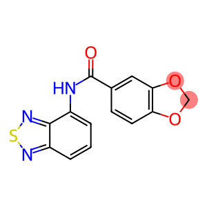 N-(2,1,3-BENZOTHIADIAZOL-4-YL)-1,3-BENZODIOXOLE-5-CARBOXAMIDE