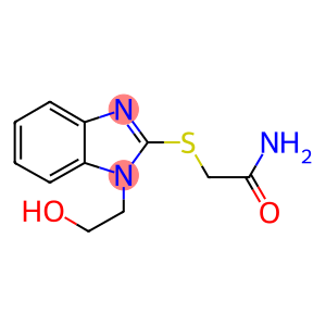 2-{[1-(2-hydroxyethyl)-1H-benzimidazol-2-yl]sulfanyl}acetamide