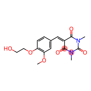 5-[4-(2-hydroxyethoxy)-3-methoxybenzylidene]-1,3-dimethyl-2,4,6(1H,3H,5H)-pyrimidinetrione