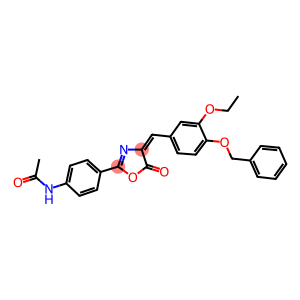 N-(4-{4-[4-(benzyloxy)-3-ethoxybenzylidene]-5-oxo-4,5-dihydro-1,3-oxazol-2-yl}phenyl)acetamide