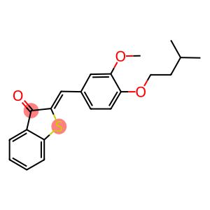 2-[4-(isopentyloxy)-3-methoxybenzylidene]-1-benzothiophen-3(2H)-one