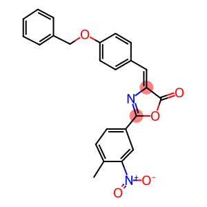 4-[4-(benzyloxy)benzylidene]-2-{3-nitro-4-methylphenyl}-1,3-oxazol-5(4H)-one