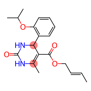 2-butenyl 4-(2-isopropoxyphenyl)-6-methyl-2-oxo-1,2,3,4-tetrahydro-5-pyrimidinecarboxylate