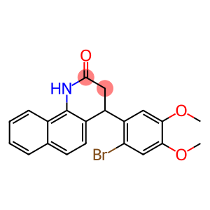 4-(2-bromo-4,5-dimethoxyphenyl)-3,4-dihydrobenzo[h]quinolin-2(1H)-one