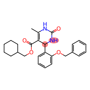 cyclohexylmethyl 4-[2-(benzyloxy)phenyl]-6-methyl-2-oxo-1,2,3,4-tetrahydro-5-pyrimidinecarboxylate