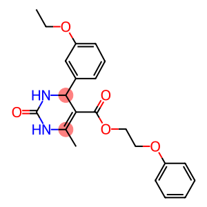 2-phenoxyethyl 4-(3-ethoxyphenyl)-6-methyl-2-oxo-1,2,3,4-tetrahydro-5-pyrimidinecarboxylate