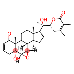 (22R)-6α,7α-Epoxy-5,20,22-trihydroxy-1-oxo-5α-ergosta-2,24-dien-26-oic acid δ-lactone